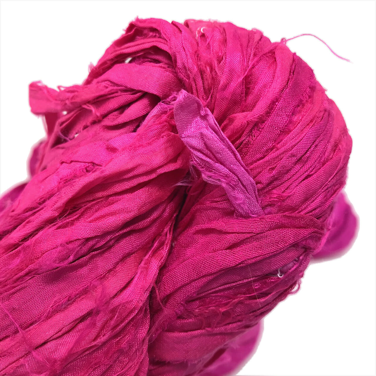 Sari Silk Ribbon - Pink - Fibrecraft