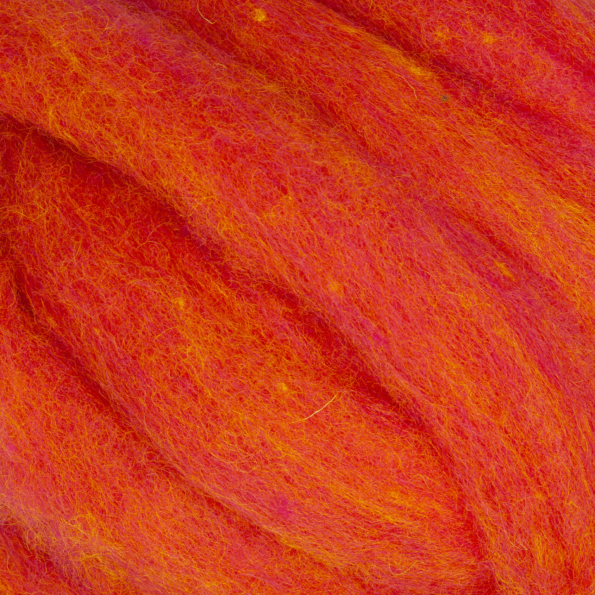 Carded Corriedale Sliver - Peach Melba - Fibrecraft