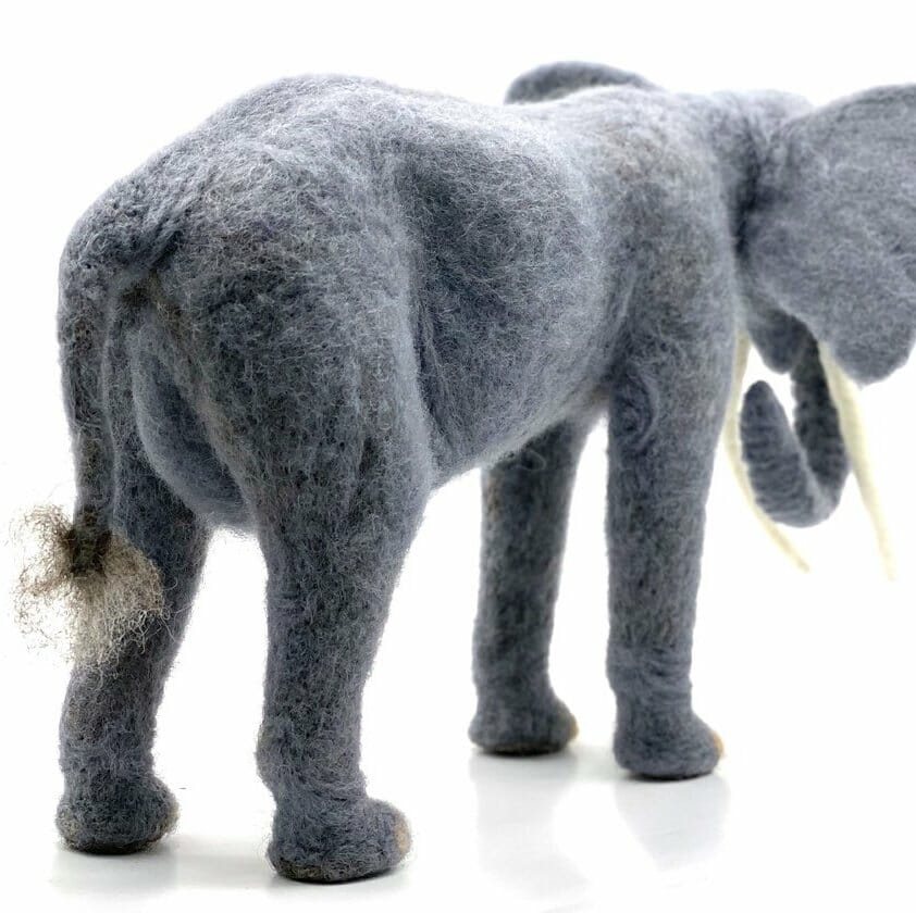 Elon The Elephant Needle Felting Kit Fibrecraft