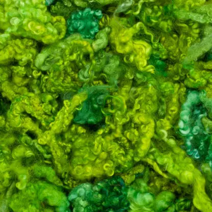 Border Leicester Locks - Mixed Greens - Lot 256