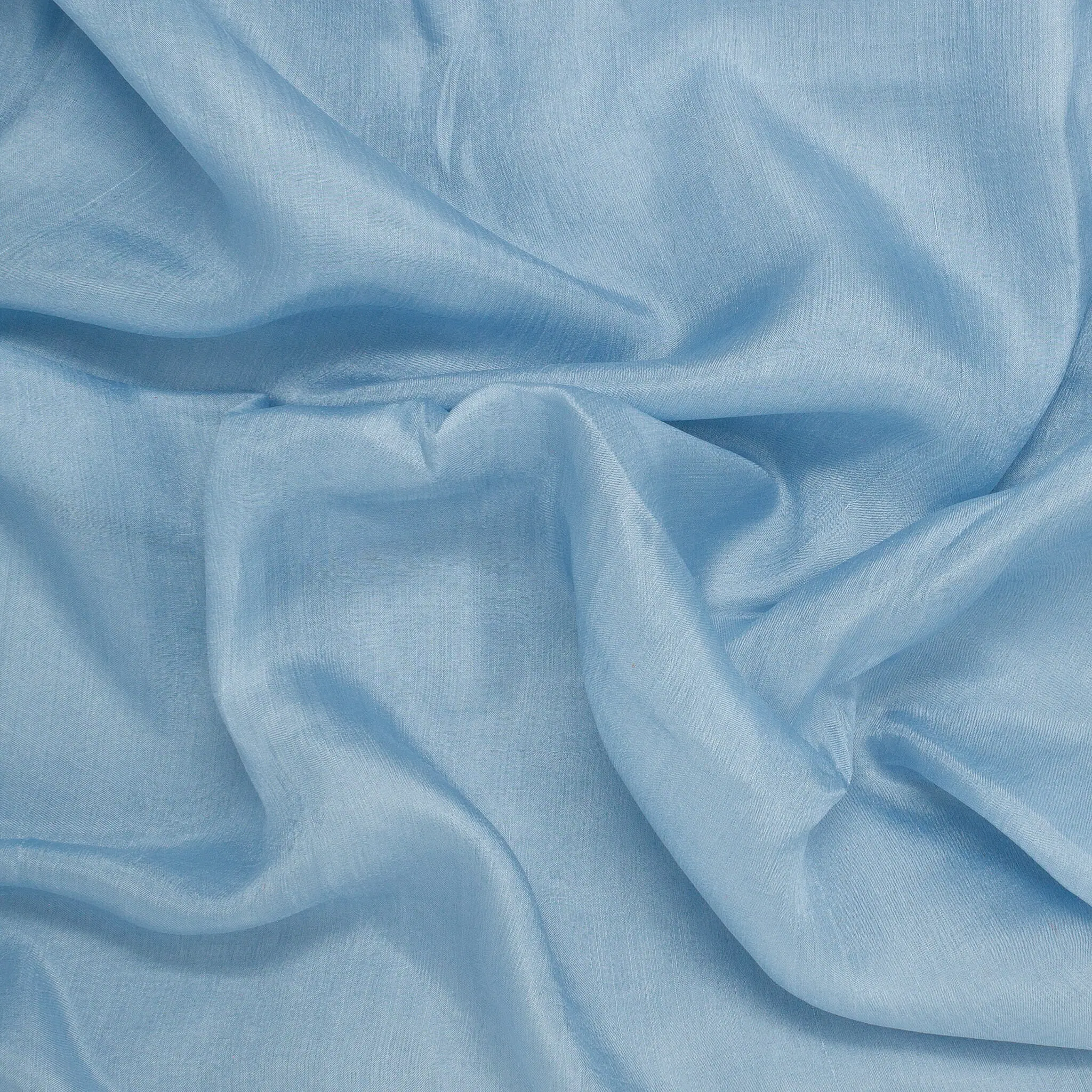 Margilan Silk - Excelsior - 90 cm Wide - Light Blue - By The Metre 