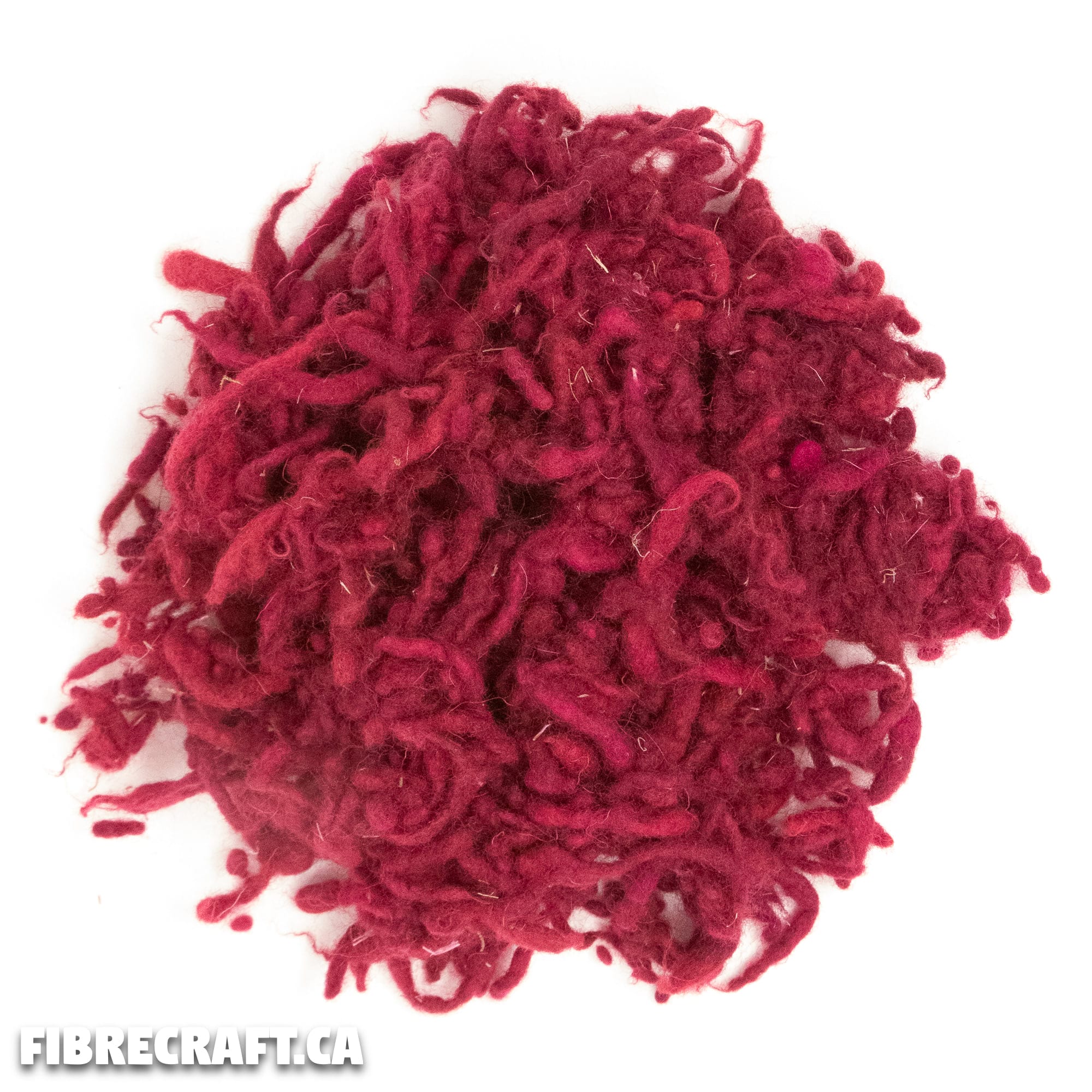Wool Slubs Wool Slubs - Ruby - Fibrecraft