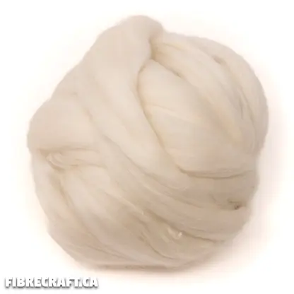 Wool and Silk Blend - Natural White