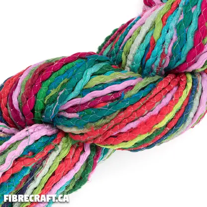 Hemmed Silk Cord - Festive Fusion
