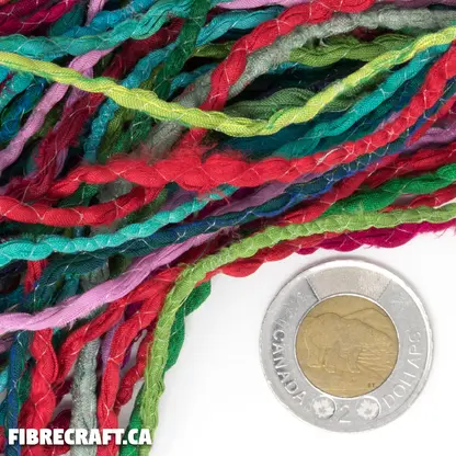 Hemmed Silk Cord - Festive Fusion - Image 3