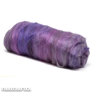 Carded Art Batt - Amethyst